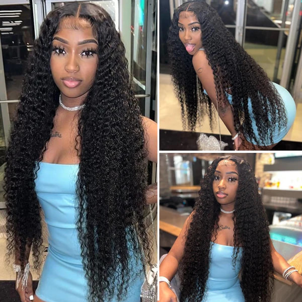 Bosun Hair 10A Top Selling 3 Bundles Curly Hair With 4x4 5x5 HD Lace Closure