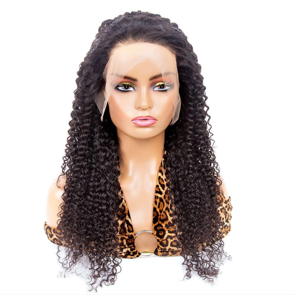 Bosun Hair 13x4 13x6 HD Transparent Lace Front Human Hair Wigs Curly Frontal Wigs