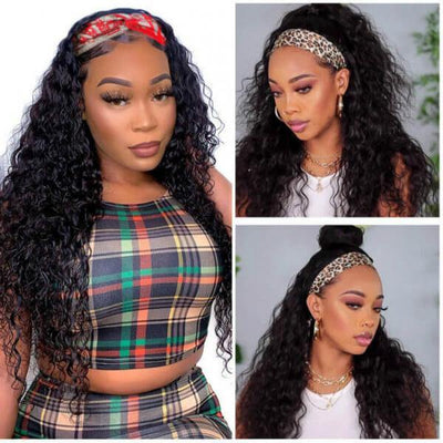 Bosun Curly Headband Wig Glueless Hair Wig