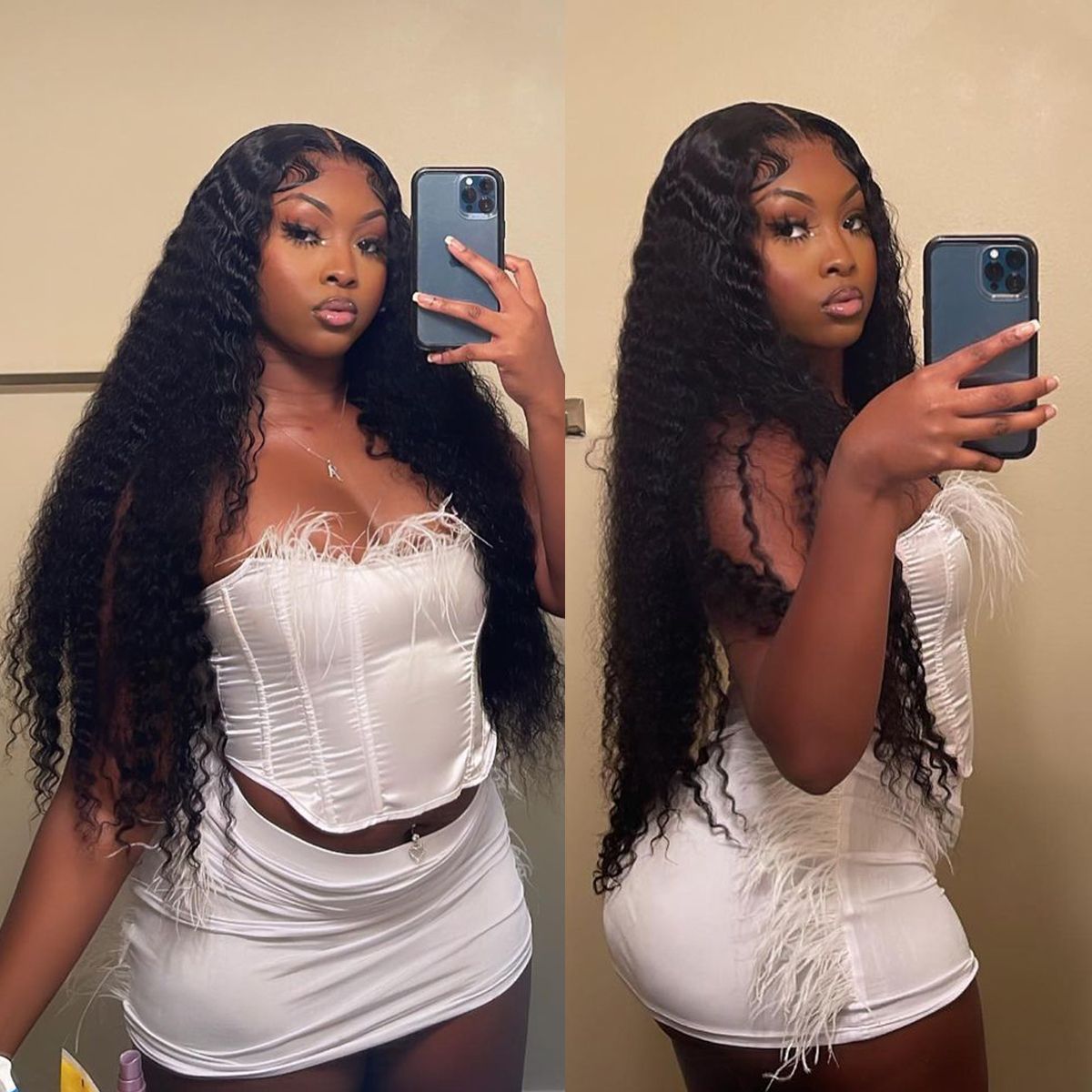 Bosun Hair 9A Hot Selling 3 Bundles Deep Wave Hair With 4x4 5x5 HD Lace Closure