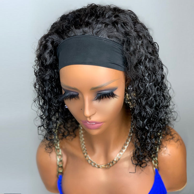 Bosun Deep Wave Headband Wig Glueless Hair Wig