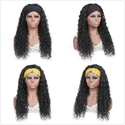 Bosun Water Wave Headband Wig Glueless Hair Wig