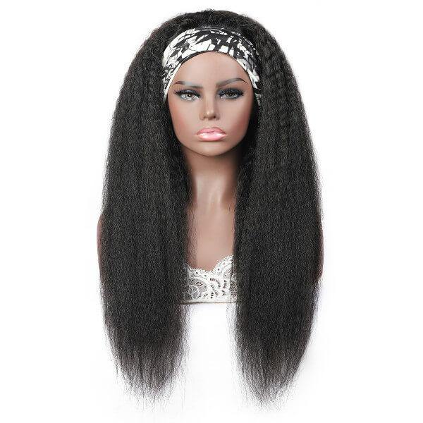 Bosun Kinky Straight Headband Wig Glueless Hair Wig