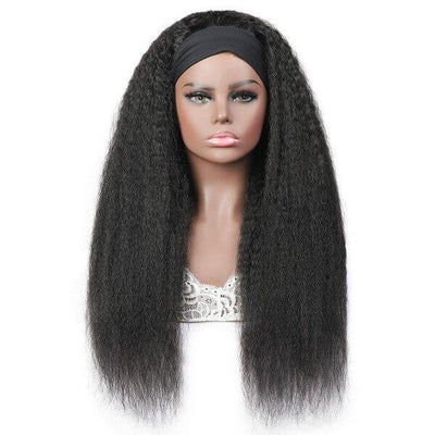 Bosun Kinky Straight Headband Wig Glueless Hair Wig