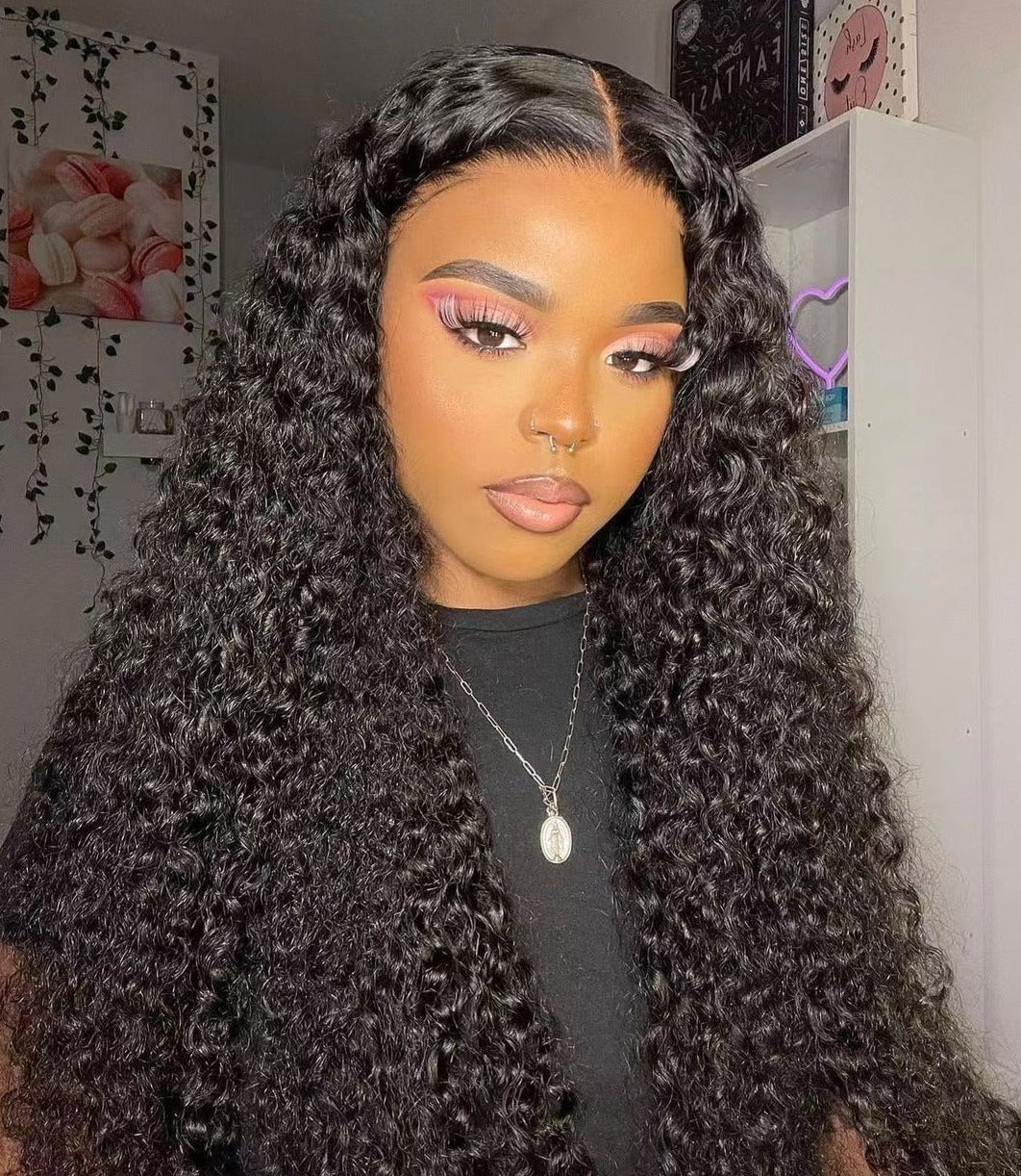 Bosun Hair 12A 3 Bundles Curly With 13x4 13x6 HD Lace Frontal