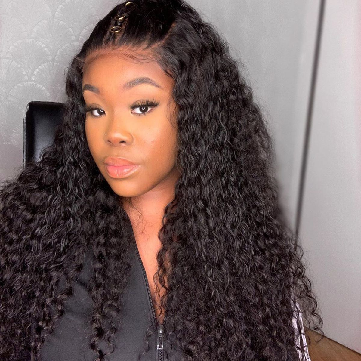 Bosun Hair 9A Hot Selling 3 Bundles Curly Hair With 4x4 5x5 HD Lace Closure