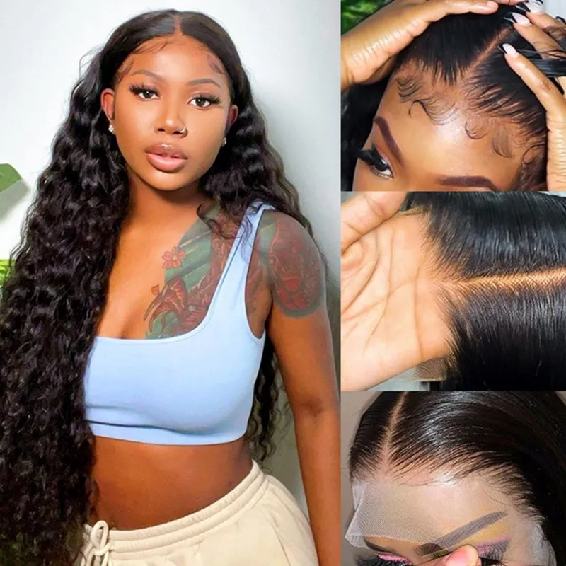 Bosun Hair Top Selling 13x4 13x6 Deep Wave HD Lace Frontal