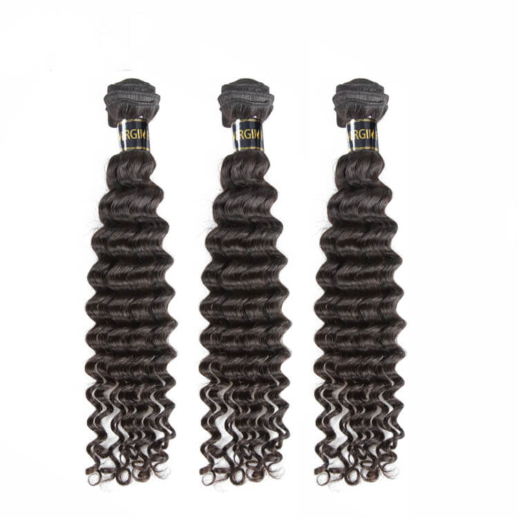 10A Top Selling Deep Wave Hair Unprocessed Hair 3 Bundles Deal