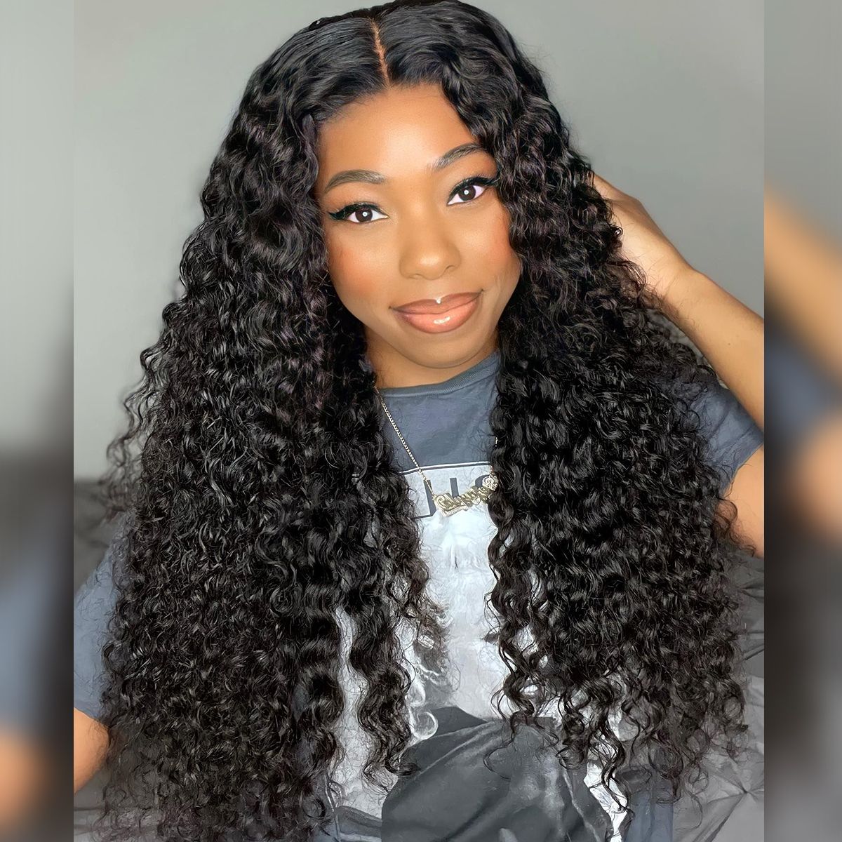 Bosun Hair 12A 3 Bundles Deep Wave With 13x4 13x6 HD Lace Frontal