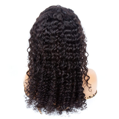 Bosun Deep Wave Wear Go Lace Front Wigs Pre-Plucked Glueless Wig with Natural Hairline