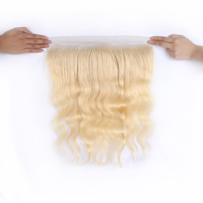 Bosun Hair 613 Top Quality Blonde Body Wave Lace Frontal