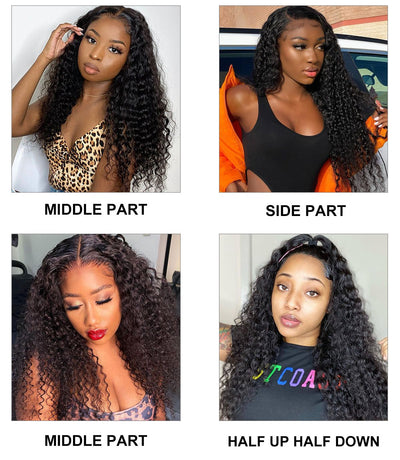 Bosun Hair Deep Wave Full Lace Human Hair Wigs