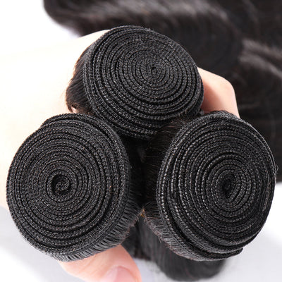 Bosun 4 Bundles Body Wave Human Hair Bundles Unprocessed Hair Weaves