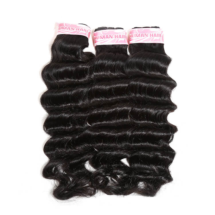 9A Best Selling Loose Deep Hair Unprocessed Hair 3 Bundles Deal