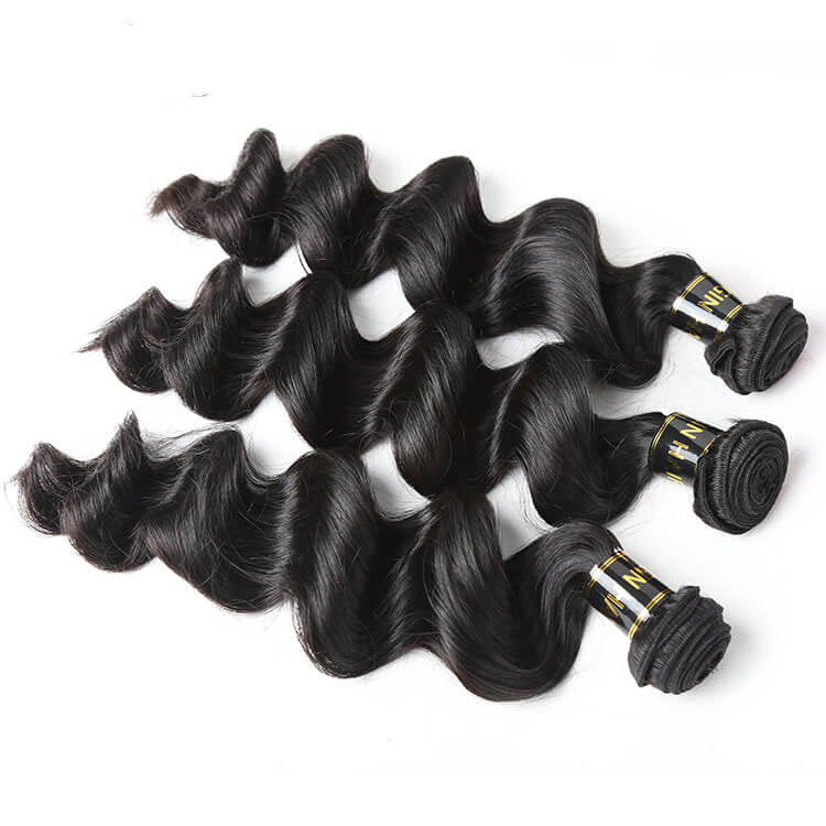 10A Top Selling Loose Wave Hair Unprocessed Hair 3 Bundles Deal