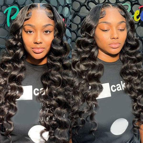 Bosun Hair 10A 3 Bundles Loose Wave With 13x4 13x6 HD Lace Frontal