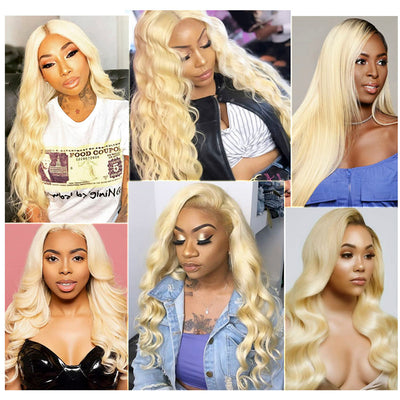 Bosun Hair Blonde Human Hair Wigs Body Wave Hair 13x4 613 Lace Front Wig