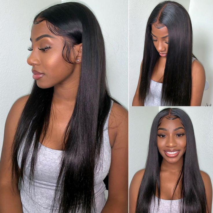 Bosun Hair 4x4 5x5 6x6 Transparent HD Straight Closure Wig Virgin Human Hair Wigs